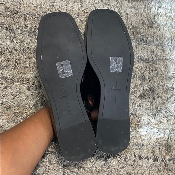 Dolce Vita Black penny loafer Slingback platform Shoes sz 9 great condition - Picture 8 of 10